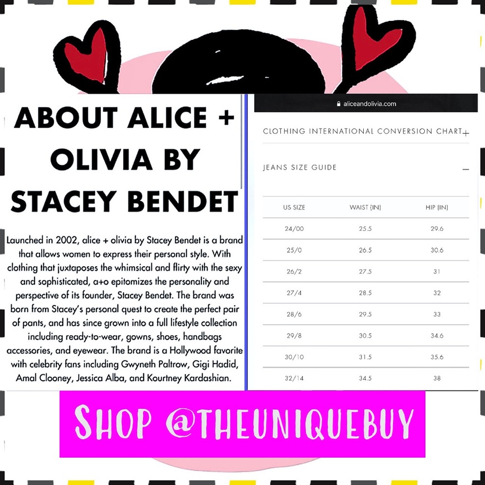 Alice + Olivia Stacey Low Rise Boheme Stripe Bell Jeans - Picture 3 of 17